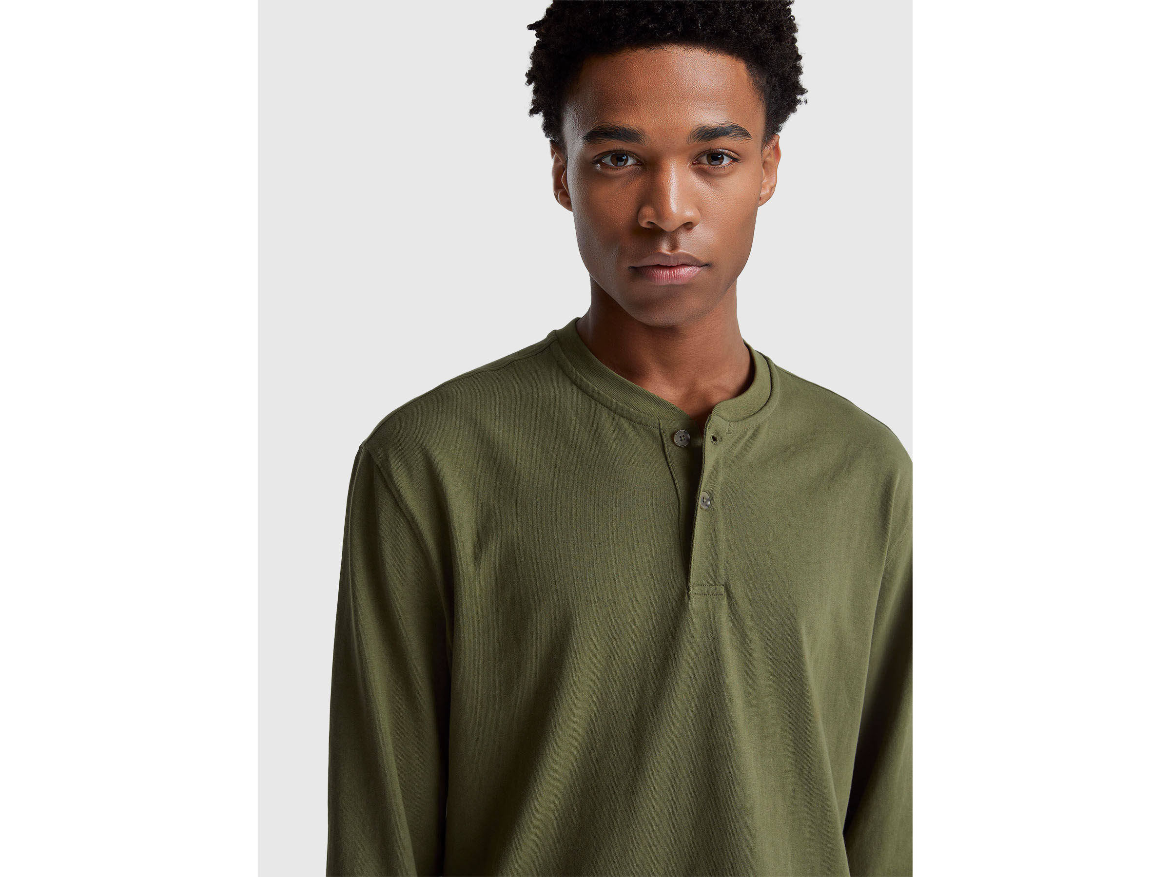 ROUND NECK SWEATL/S Men image number 4